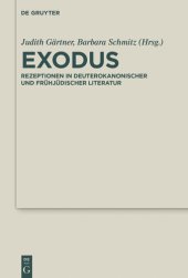 book Exodus: Rezeptionen in deuterokanonischer und frühjüdischer Literatur