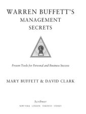 book Warren Buffett's Management Secrets: Proven Tools for Personal and Business Success