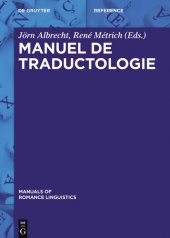 book Manuel de traductologie