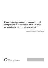 book Propuestas para una economía rural competitiva e incluyente, en el marco de un desarrollo rural territorial (Perú)