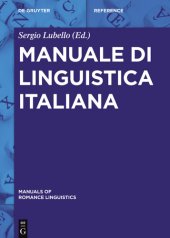 book Manuale di linguistica italiana