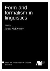 book Form and formalism in linguistics