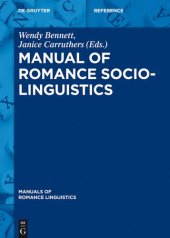 book Manual of Romance Sociolinguistics