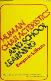 book Human Characteristics and School Learning