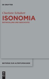 book Isonomia: Entwicklung Und Geschichte