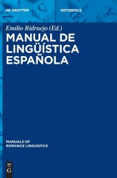 book Manual de lingüística española