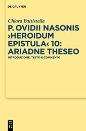 book P. Ovidii Nasonis "Heroidum Epistula" 10: Ariadne Theseo