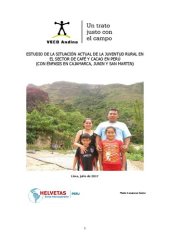 book Estudio de la situación actual de la juventud rural en el sector de café y cacao en Perú (con énfasis en Cajamarca, Junín y San Martín)