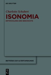 book Isonomia: Entwicklung Und Geschichte