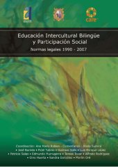 book Educación Intercultural Bilingüe (EIB) y Participación Social. Normas legales 1990 - 2007