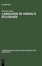 book Language in Vergil's "Eclogues"