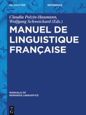 book Manuel de linguistique française