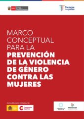 book Marco conceptual para la prevención de la violencia de género contra las mujeres