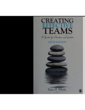 book Creating Effective Teams: A Guide for Members and Leaders Sixth Edition