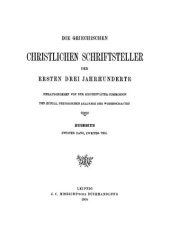 book Eusebius Werke. Band 2, Teil 2. Die Kirchengeschichte. Die Bücher VI bis X. Über die Märtyrer in Palästina