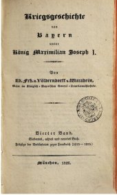 book Kriegsgeschichte von Bayern unter König Maximilian Joseph I, / Feldzüge der Verbündeten gegen Frankreich (1813-1815)