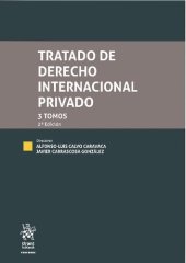 book Tratado de Derecho Internacional Privado 1er tomo