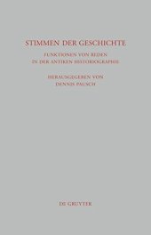 book Stimmen der Geschichte: Funktionen Von Reden in Der Antiken Historiographie