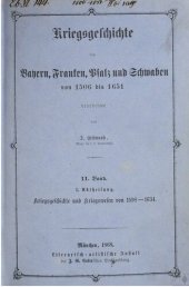 book Kriegsgeschichte und Kriegswesen von 1598 - 1634