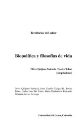 book Biopolítica y filosofías de vida