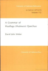 book A grammar of Huallaga (Huánuco) Quechua