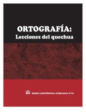 book Ortografía: Lecciones del quechua