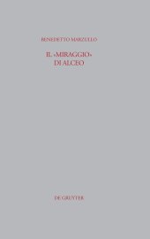 book Il "miraggio" di Alceo: Fr. 140 V.