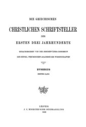 book Eusebius Werke erster band: Über das Leben Constantins. Constantins Rede an die Heilige Versammlung. Tricennatsrede an Constantin