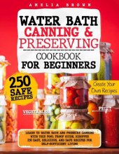 book WATER BATH CANNING & PRESERVING COOKBOOK FOR BEGINNERS