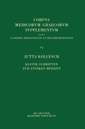 book Kleine Schriften zur antiken Medizin