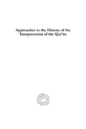 book Approaches to the History of the Interpretation of the Qur’ān