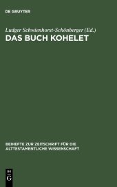 book Das Buch Kohelet: Studien Zur Struktur, Geschichte, Rezeption Und Theologie