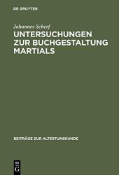 book Untersuchungen zur Buchgestaltung Martials