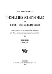 book Origenes Werke Band 1 Die Schrift vom Martyrium. Buch I–IV gegen Celsus