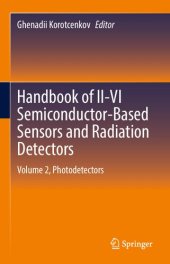 book Handbook of II-VI Semiconductor-Based Sensors and Radiation Detectors: Volume 2, Photodetectors