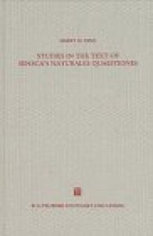 book Studies in the Text of Seneca'sNaturales Quaestiones