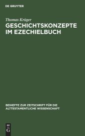 book Geschichtskonzepte im Ezechielbuch