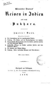 book Alexander Burnes' Reisen in Indien und nach Bukhara