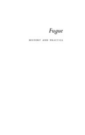 book Fugue: History and Practice