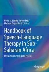 book Handbook of Speech-Language Therapy in Sub-Saharan Africa: Integrating Research and Practice