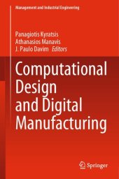 book Computational Design and Digital Manufacturing