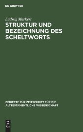 book Struktur und Bezeichnung des Scheltworts