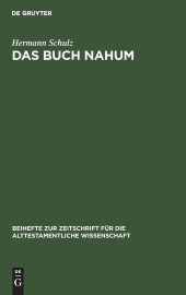 book Das Buch Nahum: Eine Redaktionskritische Untersuchung