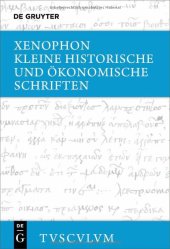 book Kleine historische und ökonomische Schriften: Griechisch - deutsch