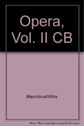 book Macrobii opera: Vol. II Commentarii in somnium Scipionis