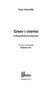 book Gnev i vreme : psihopolitičko istraživanje