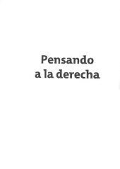 book Pensando a la derecha: historia intelectual y política (Perú)