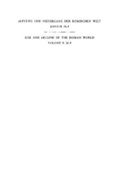 book Geschichte u. Kultur Roms im Spiegel d. neueren Forschung ;2. Principat. Bd. Bd. 36. Philosophie, Wissenschaften, Technik