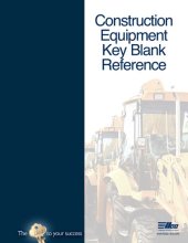 book Construction Equipment Key Blank Reference