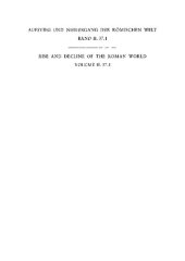 book Geschichte u. Kultur Roms im Spiegel d. neueren Forschung ;2. Principat. Bd. 37. Philosophie, Wissenschaften, Technik